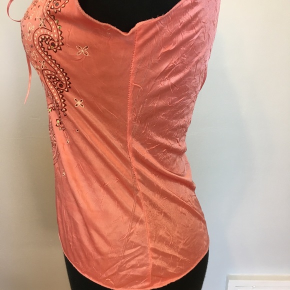 Y2K Jolie Pink Bandana Print Tank, XS - Picture 3 of 8